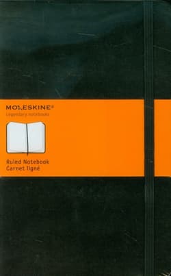 Notatnik Moleskine L duży (13x21cm) w Linie Czarny Twarda oprawa