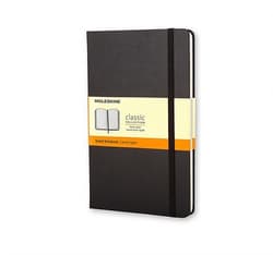 Notatnik Moleskine L duży (13x21cm) w Linie Czarny Twarda oprawa