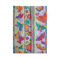 Notatnik w linie Hummingbirds & Flutterbyes midi