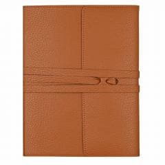 Notatnik wiązany ze sztucznej skóry