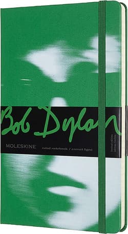 NOTES MOLESKINE BOB DYLAN LINIA ZIELONY