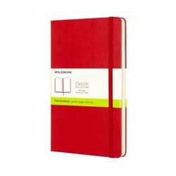 Notes Moleskine Classic L gładki, twarda oprawa, czerwony