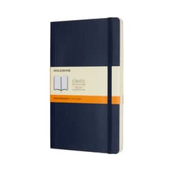 Notes Moleskine Classic L w linie szafirowy miękka