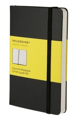 Notes Moleskine Classic P (9x14 cm) w kratkę, twar