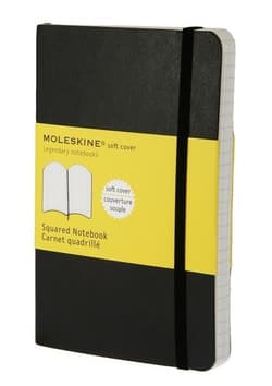 Notes Moleskine Classic P w kratkę czarna miękka o