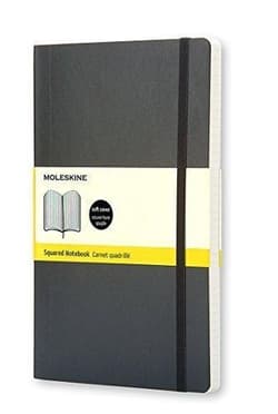 Notes Moleskine Classic P w kratkę czarna miękka o