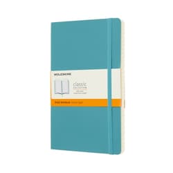 Notes Moleskine L w linie, miękka oprawa, reef blu