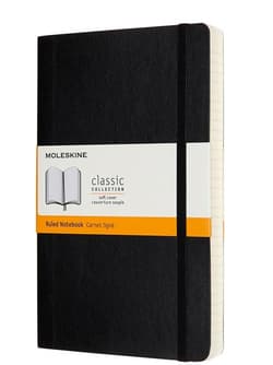 NOTES MOLESKINE LINIA MIĘKKA OPRAWA CZARNY