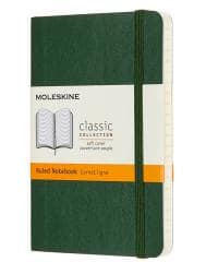 NOTES MOLESKINE P W LINIE MYRTLE GREEN