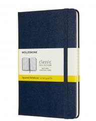 NOTES MOLESKINE W KRATKĘ SAPPHIRE BLUE