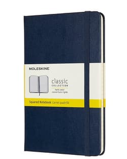 NOTES MOLESKINE W KRATKĘ SAPPHIRE BLUE