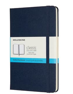 NOTES MOLESKINE W KROPKI SAPPHIRE BLUE