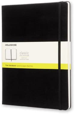 Notes Moleskine XL 19x25 gładki czarna twarda opra