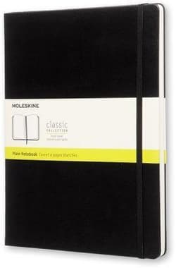Notes Moleskine XL 19x25 gładki czarna twarda opra