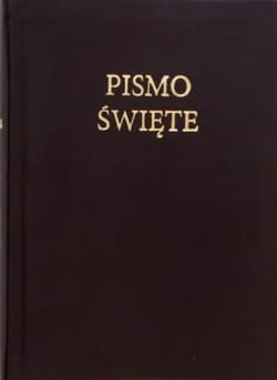 Nowa Biblia Gdańska oprawa ekoskóra miękka - brąz - Praca zbiorowa