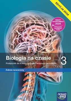 Nowa biologia na czasie podręcznik 3 liceum i technikum zakres rozszerzony EDYCJA 2024 - Stanisław Krawczyk