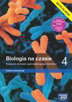 Nowa biologia na czasie podręcznik 4 liceum i technikum zakres rozszerzony EDYCJA 2024 - Jurgowiak Marek
