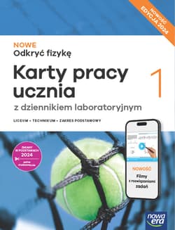 Nowa Fizyka Odkryć fizykę karty pracy 1 liceum i technikum zakres podstawowy EDYCJA 2025 - Braun Marcin