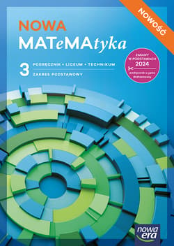 Nowa Matematyka NOWA MATEMATYKA część 3 zakres podstawowy EDYCJA 2026 - Czarnowska Joanna, Janocha Grzegorz