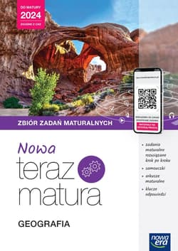 Nowa Teraz Matura Geografia Zbiór zadań maturalnych Do matury 2024 Liceum Technikum - Feliniak Violetta, Gański Mateusz, Siliczak Waldemar, Srokosz Wiesław