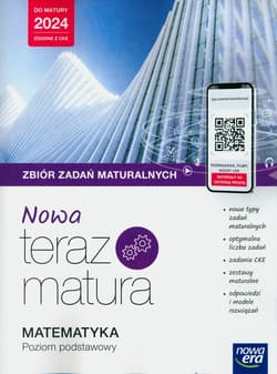 Nowa Teraz matura Matematyka Zbiór zadań Poziom podstawowy Do matury 2024 - Babiański Wojciech, Chańko Lech, Czarnowska Joanna