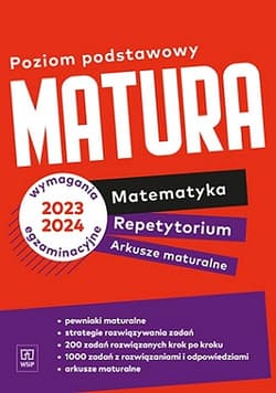 Nowe Repetytorium 2023 matematyka arkusze maturalne zakres podstawowy - Adam Makowski