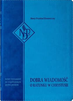 Nowy Testament NPD, błękitna z paginatorami - Praca zbiorowa
