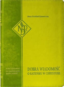 Nowy Testament NPD, jasnozielona z paginatorami - Praca zbiorowa