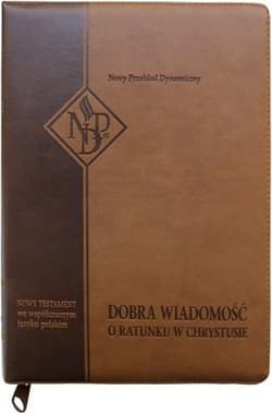Nowy Testament NPD suwak paginatory ciemnobrązowy - Praca zbiorowa