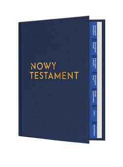 Nowy Testament z paginatorami (160 x 220) tłoczenie złote - Praca zbiorowa