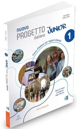 Nuovo Progetto italiano junior 1 podr.+ćw.+onlline - Marin T., Fabio Caon