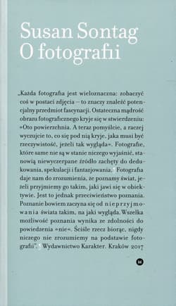 O fotografii - Susan Sontag