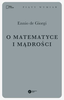 O matematyce i mądrości - ebook - Ennio De Giorgi