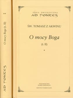 O mocy Boga Tom 2 część 1-2 seria dwujęzyczna - Tomasz z Akwinu