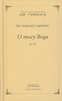 O mocy Boga Tom 5 Seria dwujęzyczna - Tomasz z Akwinu