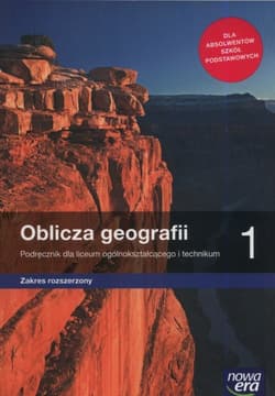 Oblicza geografii 1 Podręcznik Zakres rozszerzony Szkoła ponadpodstawowa