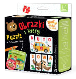 Obrazki i litery Puzzle + książeczka - Anna Podgórska