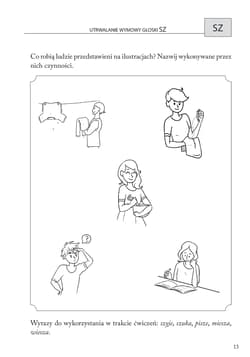 Galeria - zdjęcie nr. 3 - Obrazkowe ćwiczenia logopedyczne dla przedszkolaków SZ, Ż, CZ, DŻ Ćwiczenia wspomagające terapię logopedyczną głosek