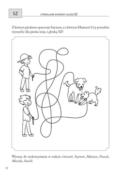 Galeria - zdjęcie nr. 2 - Obrazkowe ćwiczenia logopedyczne dla przedszkolaków SZ, Ż, CZ, DŻ Ćwiczenia wspomagające terapię logopedyczną głosek