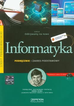 Odkrywamy na nowo Informatyka Podręcznik z płytą CD Zakres podstawowy Szkoła ponadgimnazjalna - Arkadiusz Gawełek