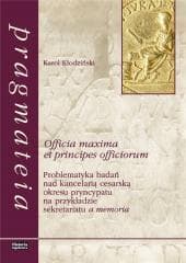Officia maxima et principes officiorum - Kłodziński Karol