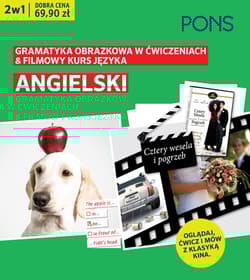Oglądaj, ćwicz i mów z klasyką kina Gramatyka obrazkowa w ćwiczeniach i filmowy kurs języka angielskiego PONS Dwie książki w pakiecie - Opracowanie Zbiorowe