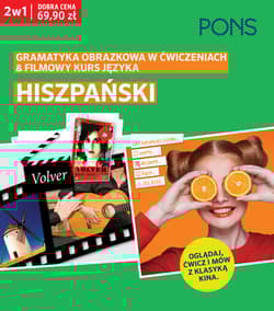 Oglądaj, ćwicz i mów z klasyką kina Gramatyka obrazkowa w ćwiczeniach i filmowy kurs języka hiszpańskiego PONS Dwie książki w pakiecie - Opracowanie Zbiorowe