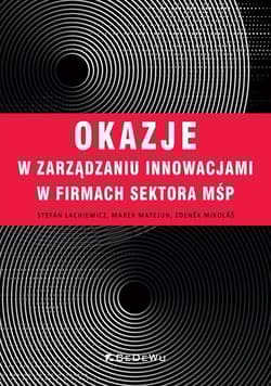 Okazje w zarządzaniu innowacjami w firmach sektora MŚP - Matejun Marek, Mikolas Zdenek