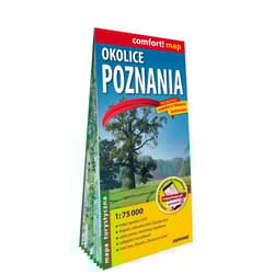 Okolice Poznania mapa turystyczna 1:75000 laminat 2024 - Opracowanie Zbiorowe