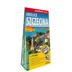 Okolice Szczecina mapa turystyczna 1:75 000 laminat 2024 - Opracowanie Zbiorowe
