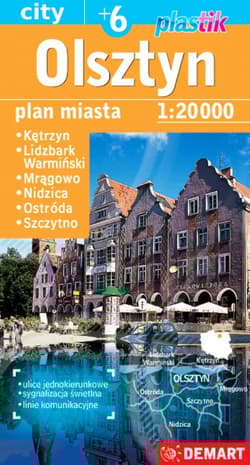 Olsztyn plus 6. plan miasta 1:20 000. Plastik - Opracowanie Zbiorowe
