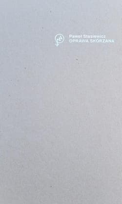 Oprawa skórzana - Paweł Stasiewicz
