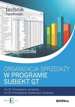 Organizacja sprzedaży w programie Subiekt GT Technik handlowiec - Katarzyna Osiekowicz