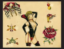 Galeria - zdjęcie nr. 2 - Original Tattoo Flash of John W. Harden wer. angielska
